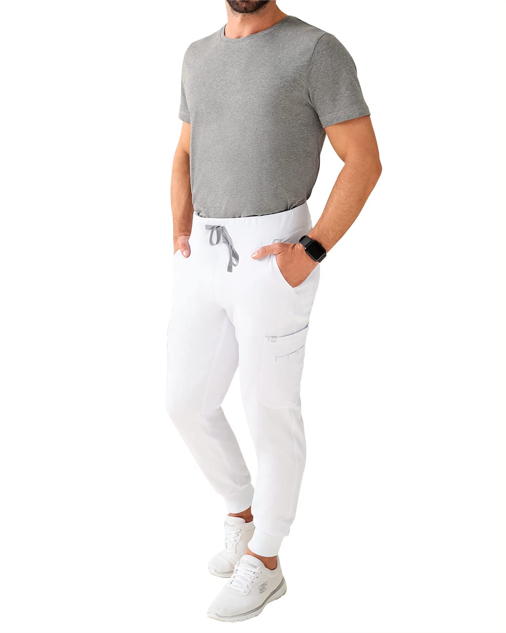 CLINIC DRESS Hose I kaere I Herren-Schlupfhose Pflegehose I Bündchen Stretch Bunt Kurzgröße I Industriewäsche geeignet | bis 75 Grad waschbar |