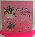 Produktbild Rachel Ellen Geburtstagskarte  Wishing You Fun, glitzern und Razzle Dazzle On Your Birthday