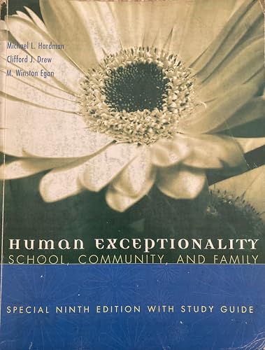 Human Exceptionality School, Community, and Fam... 0618978941 Book Cover