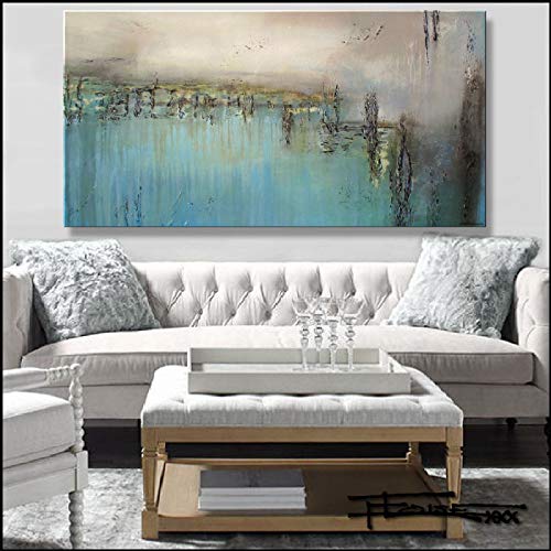 Modern, Abstract, Limited Edition, Canvas Painting, Ready To Hang 60X30 Extra Large Us Artist - Eloisexxx #TOP7