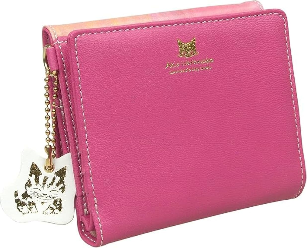 Amazon | [渡辺あきお] 二つ折り財布 本革 牛革 BOX型 小銭入れ付き