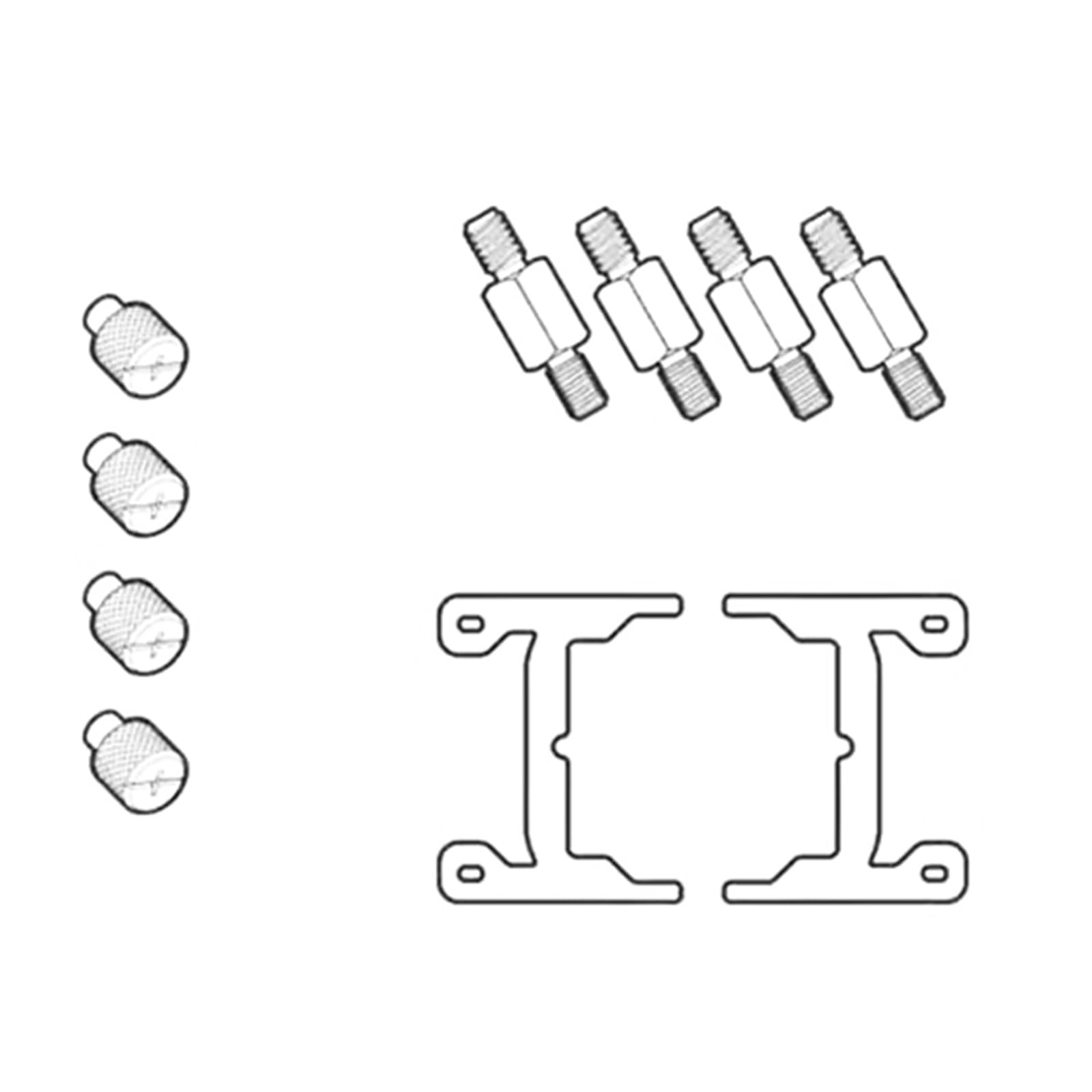 Kit Staffa Montaggio AM4 Per Dissipatori CPU - Compatibile Con AMD Ryzen