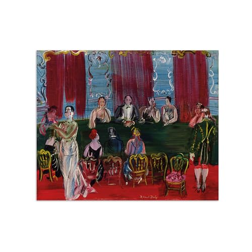 Affiche Raoul Dufy Soirée de jeu décoration murale grand format