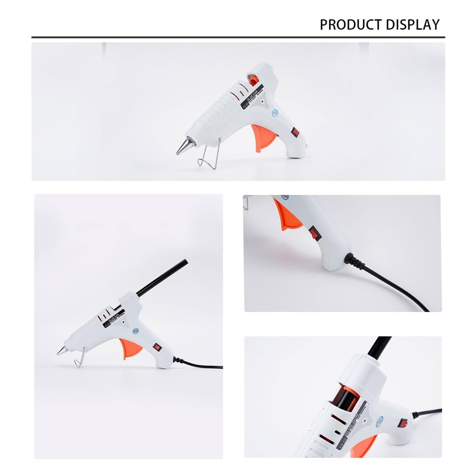 Pistola For Colla A Caldo Da 100 W Con Stick 11 Mm Controllo Della Temperatura Strumento Di Riparazione For Termica Elettrica For Adesivo Industriale Artigianale Fai-da-te Riscaldamento Rapido