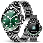 SOUYIE Smart Watch for Men with Bluetooth Call, DA GPT, Heart Rate, Blood Pressure, SpO2, Sleep Monitor, 107 Sports Modes, Waterproof Round Watch, 1.19-inch AMOLED Display, Compatible Android and iOS