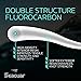 Seaguar Fluoro Premier 100% Fluorocarbon Fishing Line Leader, 15lbs, 25yds Break Strength/Length, Clear - 15FP25