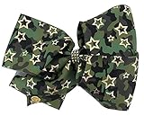 JoJo Siwa Large Cheer Hair Bow (Green Camo)