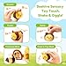 Baby Toys 6-12 Months - Soft Beehive Infant Toy with 5 Sensory Bees, Rattle, Crinkle, Squeaker, Mirror & Music, Montessori Toys for Babies 3 6 9 12 18 Months, Baby Boys Girls Christmas Birthday Gifts