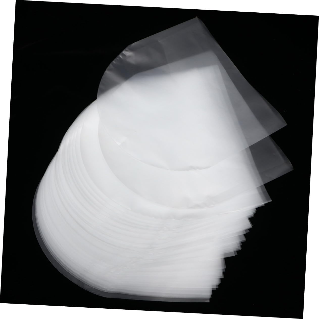 50 Pezzi Buste Protettive CD Trasparenti in Spessa Custodie Interne AntiGraffio Compatibili con CD da Protezione Durevole e Facile Inserimento Senza Aletta