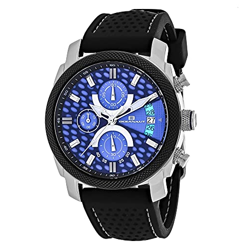 Montre Oceanaut Homme OC2320 : l'élégance du quartz analogique avec un bracelet en silicone.