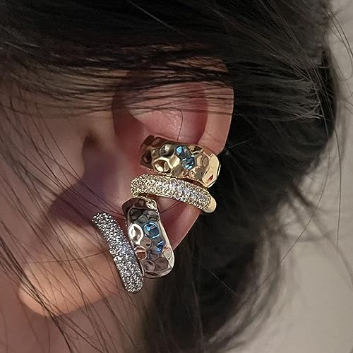 Ear Cuffs Non Piercing Stackable Chunky Earrings Cuff for Women Gifts Trendy Stuff Clip On Huggie Hoop Earrings Cartilage Earring Set Jewelry Gifts2