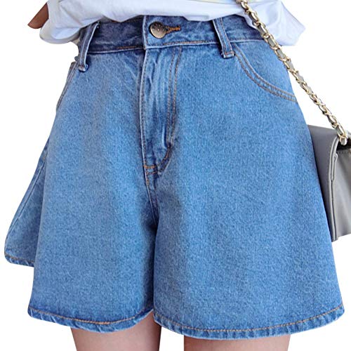 Jeans Larghi da Donna a Vita Alta Jeans da Mode di...