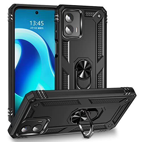 ɓKĂ for Oppo A36 4G / A96 4G / A76 4G / K10 4G gуP[X,ɓKĂ for Realme 9i 4G (Not 5G) OX^htX}zP[X 2 in 1 P[XJo[ Black