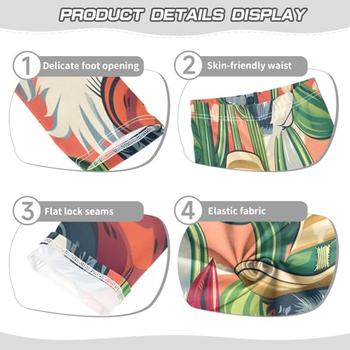 Bolaz Toddler Girls Leggings Printed Yoga Pants Leggings Cowboy Hat Dog for Kids3