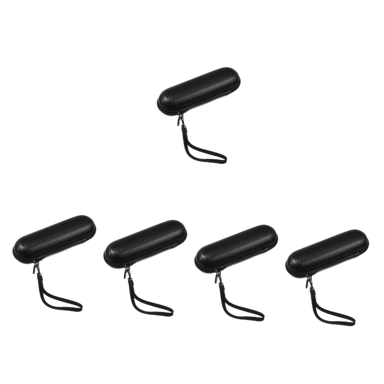 Beavorty 5 Pz Scatola Portaspazzolini Custodia Porta Spazzolino Da Viaggio Custodia Per Spazzolini Portatili Articoli Da Toeletta Da Viaggio Per Donna Portaspazzolino Tessuto a Maglia Black