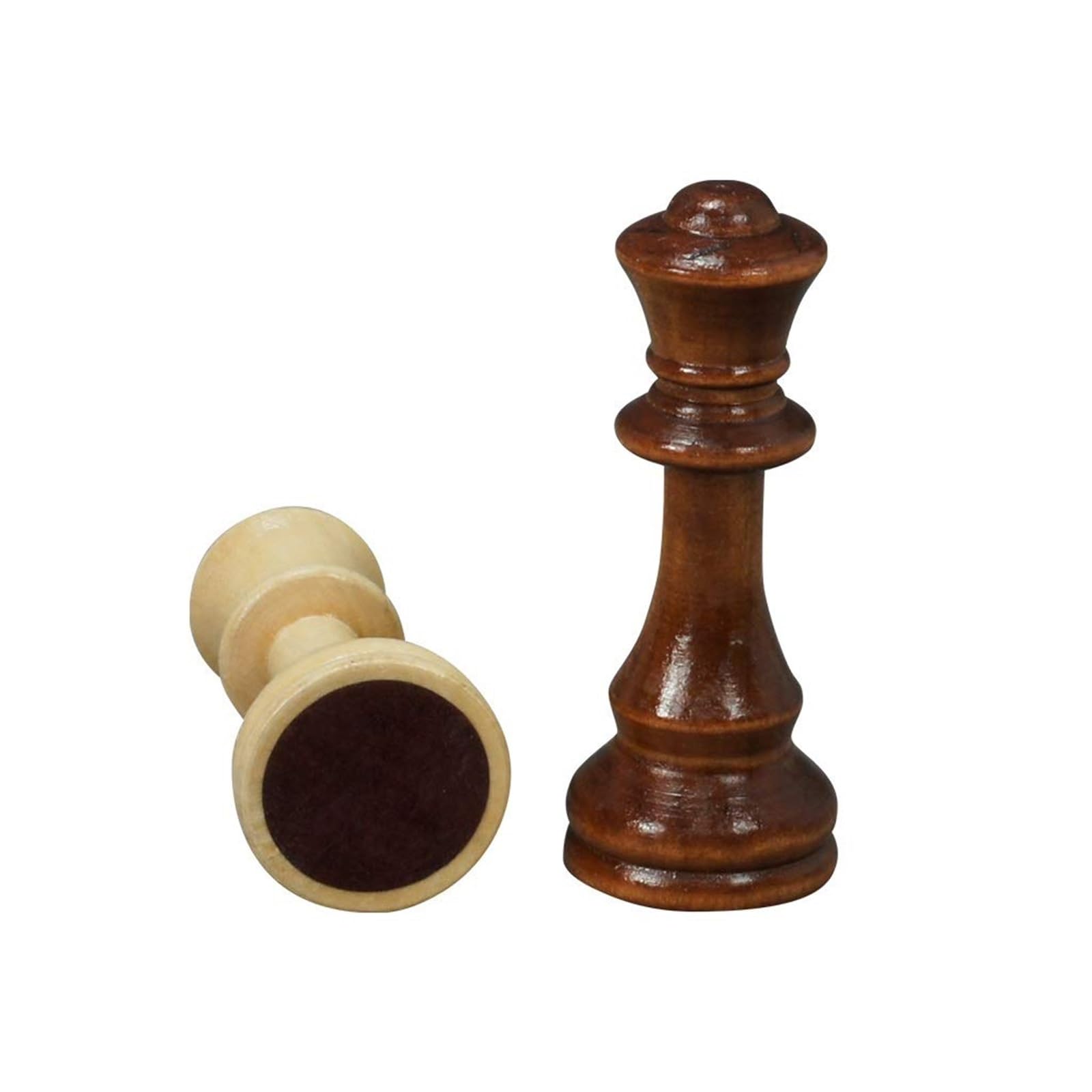 Scacchiera in legno intarsiato con pezzi in legno, design a dondolo, set di scacchi for adulti e bambini, regali da uomo scacchiera portatile(4inch)