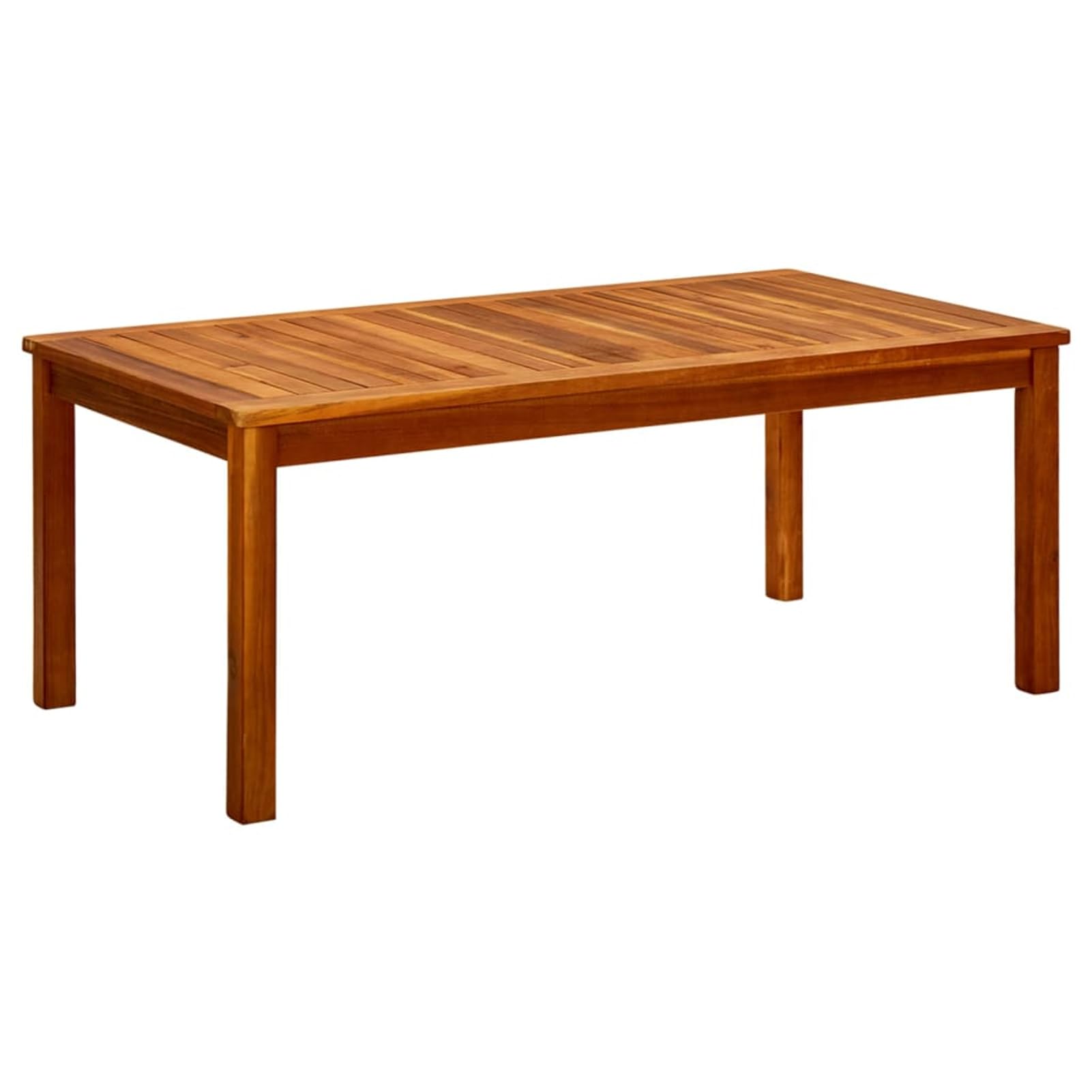 Garten Couchtisch Akazie Massivholz 110x60x45 cm Wetterbeständig Lattendesign Outdoor Möbel Terrassenmöbel Gartentisch Kaffeetisch Gartenbereich Wohnaccessoires,Tische & Kaffeetische