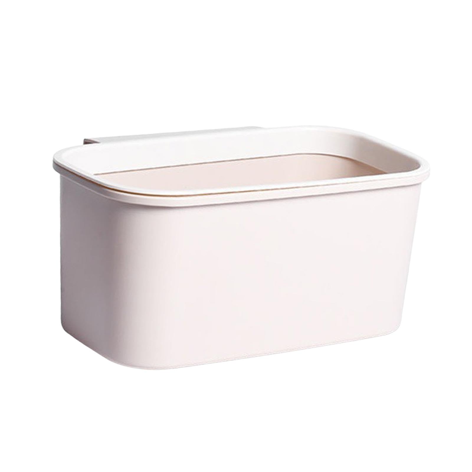 Qianly Bedside Hanging Storage Box Dorm Bedside Organizer Multifunctional Lightweight Simple Bedside Storage Basket for Apartments, Apricot