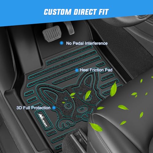 Image of Nilight TPE Floor Mats & Cargo Mats Set for Tesla Model Y (5 Seat only)