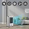 MaxxHome-Enfriador-De-Aire-Movil-Enfriador-de-aire-silencioso-80w-Adecuado-para-el-hogar-la-oficina-etc-Ahorro-de-energia-con-funcion-de-refrigeracion-Blanco