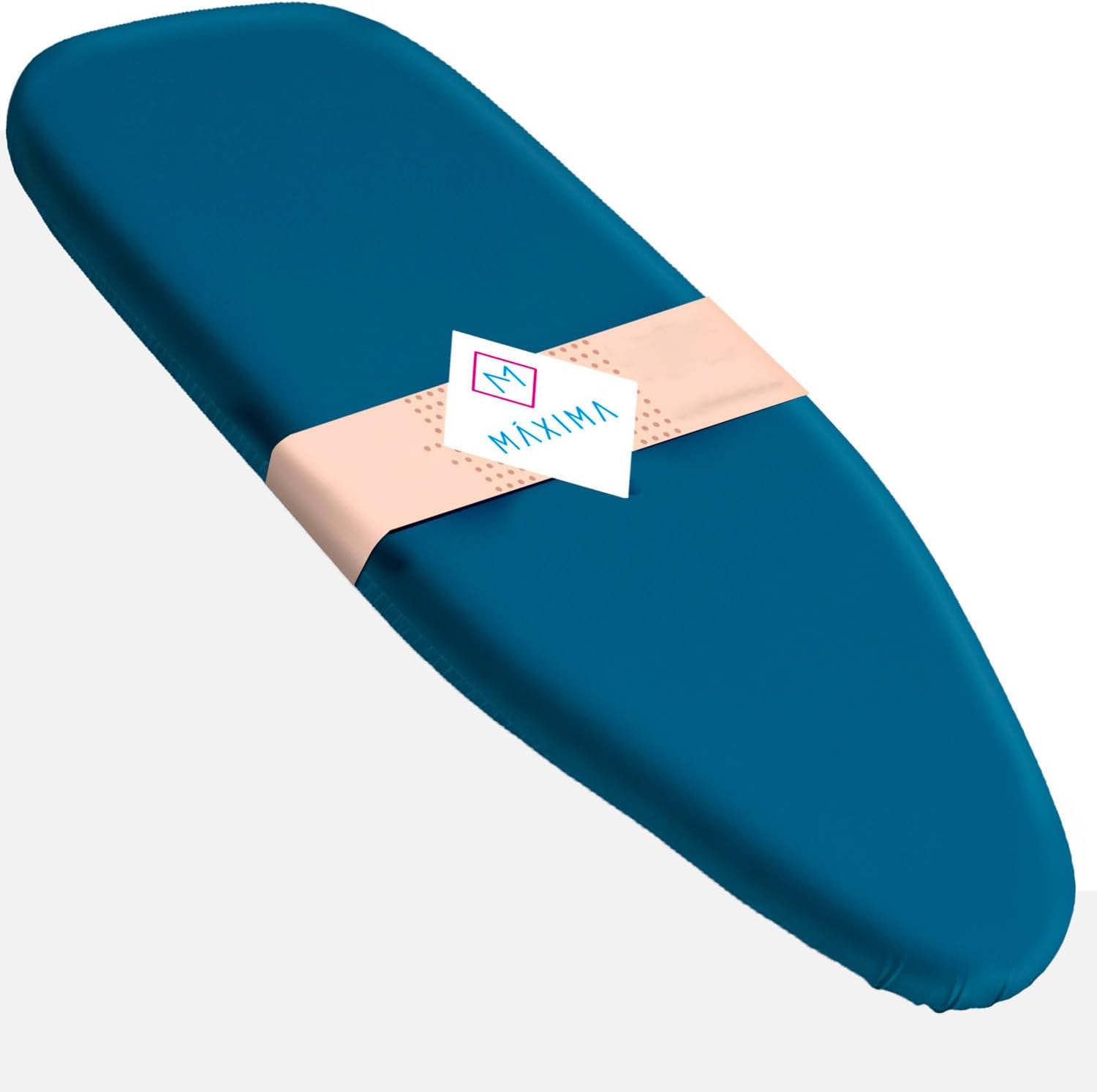 M Maxima Non-Slip Ironing Board Cover with Wool Felt Padding – Stays in Place, (Compact Size)