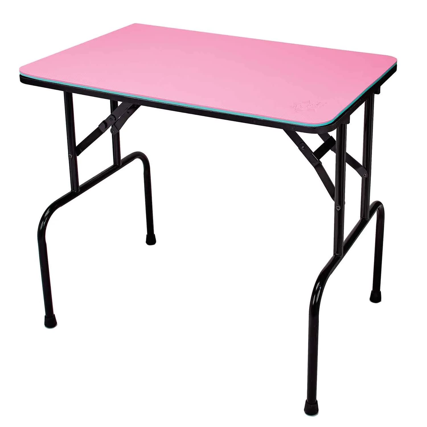 Table Top Mats for Dog and Cat Grooming Anti Slip Pink or Blue Thick Reversible (36 Inch Pink Teal)