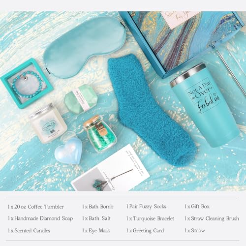 image for NLUS Birthday Gifts for Women, Relaxing Spa Gift Basket Set Unique Gif