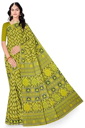 Image of TAMAIRA FASHION Mulmul Pure Cotton Saree For Woman |Office Wear Daily Wear Daily Wear Sarees For Women Without Blouse Piece(Available in 12 Colours)