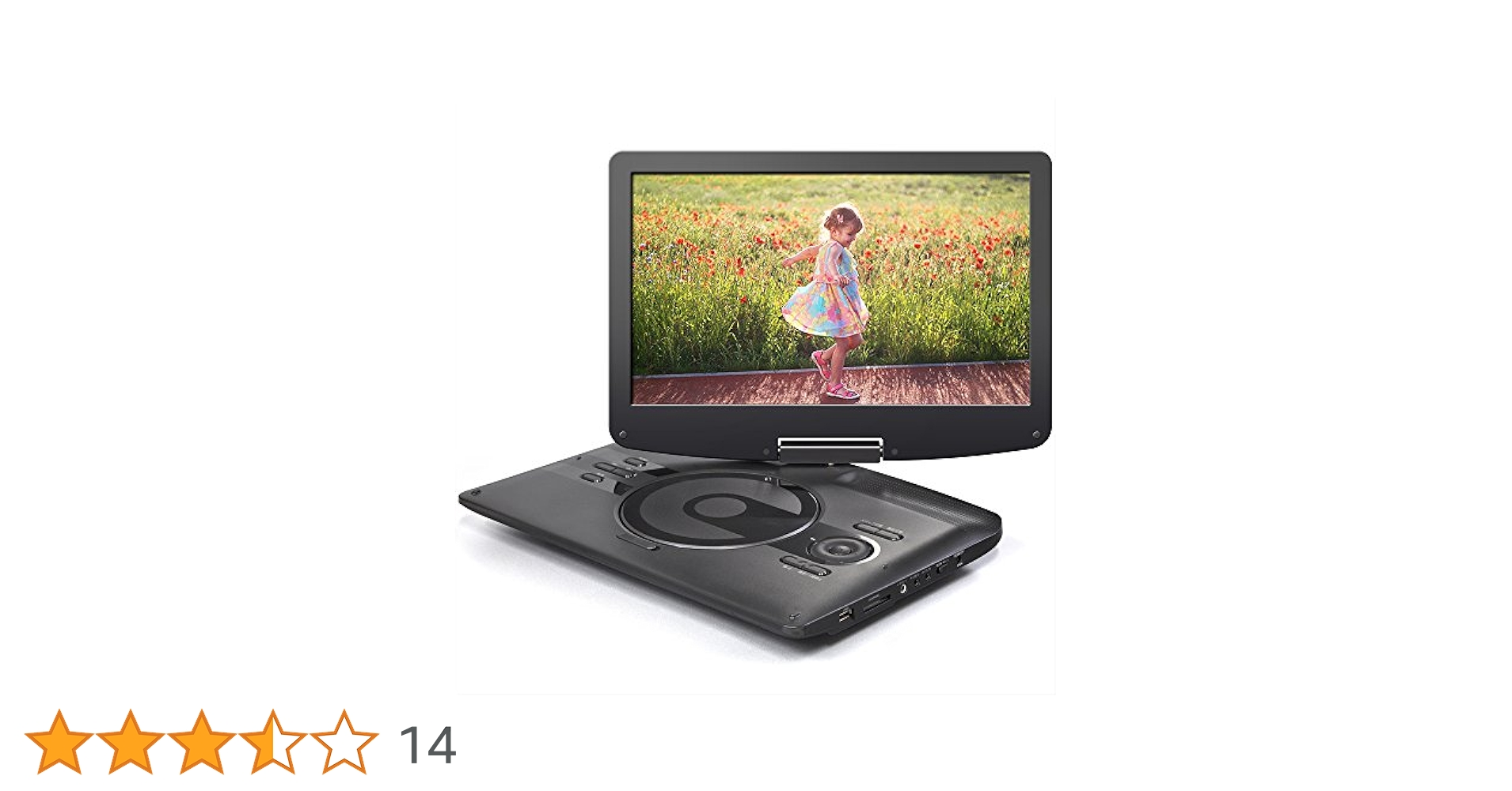 Amazon | ベルソス 12.5インチ ポータブルDVDプレーヤー 車載