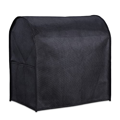 kwmobile Funda compatible con KitchenAid 4,3-4,8 litros - Cubierta protectora con bolsillos para accesorios negro