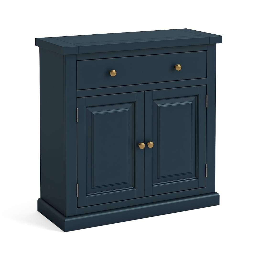 Buy Cheltenham Blue Mini Sideboard Storage with Drawer Roseland Furniture Small