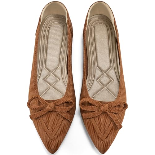 Ablanczoom Ballet Flats with Memory Foam