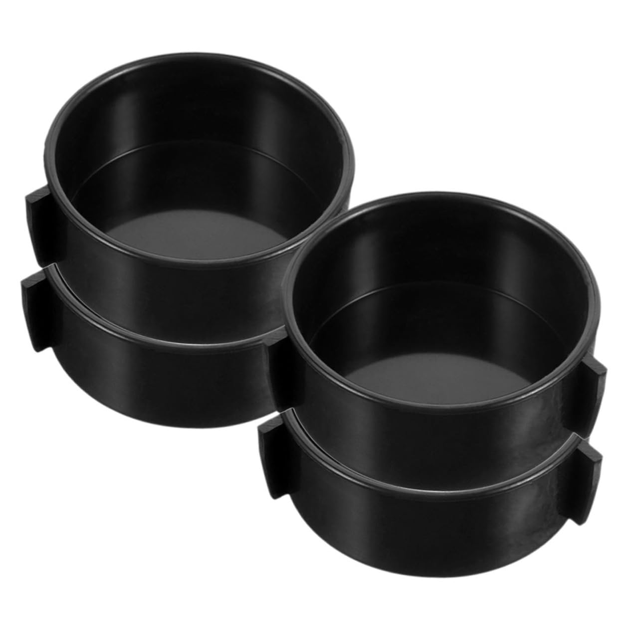 VICASKY 4Pcs Reptile Water Dish Durable Feeding Bowls for Bearded Dragons Lizards and Pets Easy to Clean Compact Design for Terrarium Use