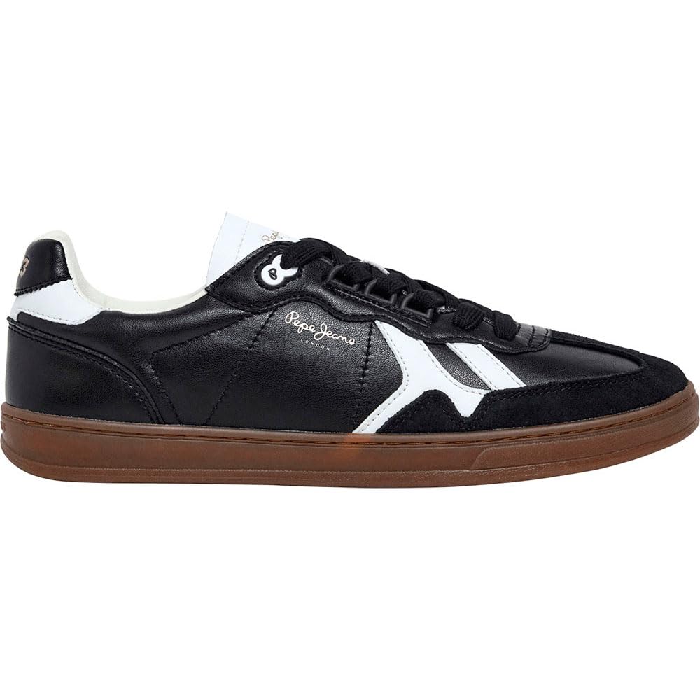 Pepe Jeans Men's Ball Class M Sneak, Black, 11 UK