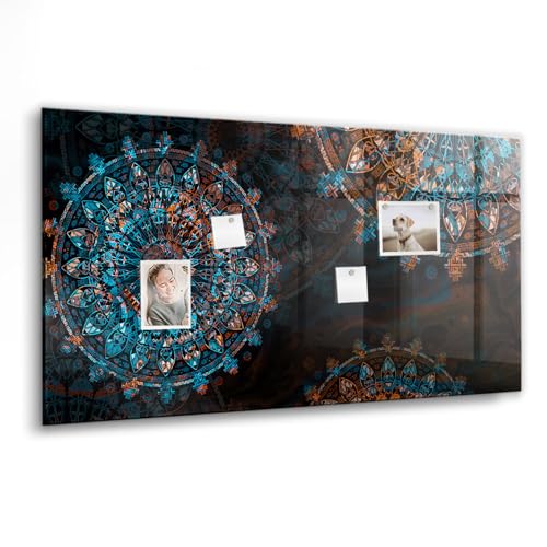 Tableau magnétique en verre pour effacer sans traces vos notes de bureau 120x60