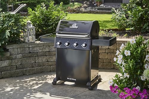 Broil King 865054 Crown 410, Liquid Propane (LP), Black