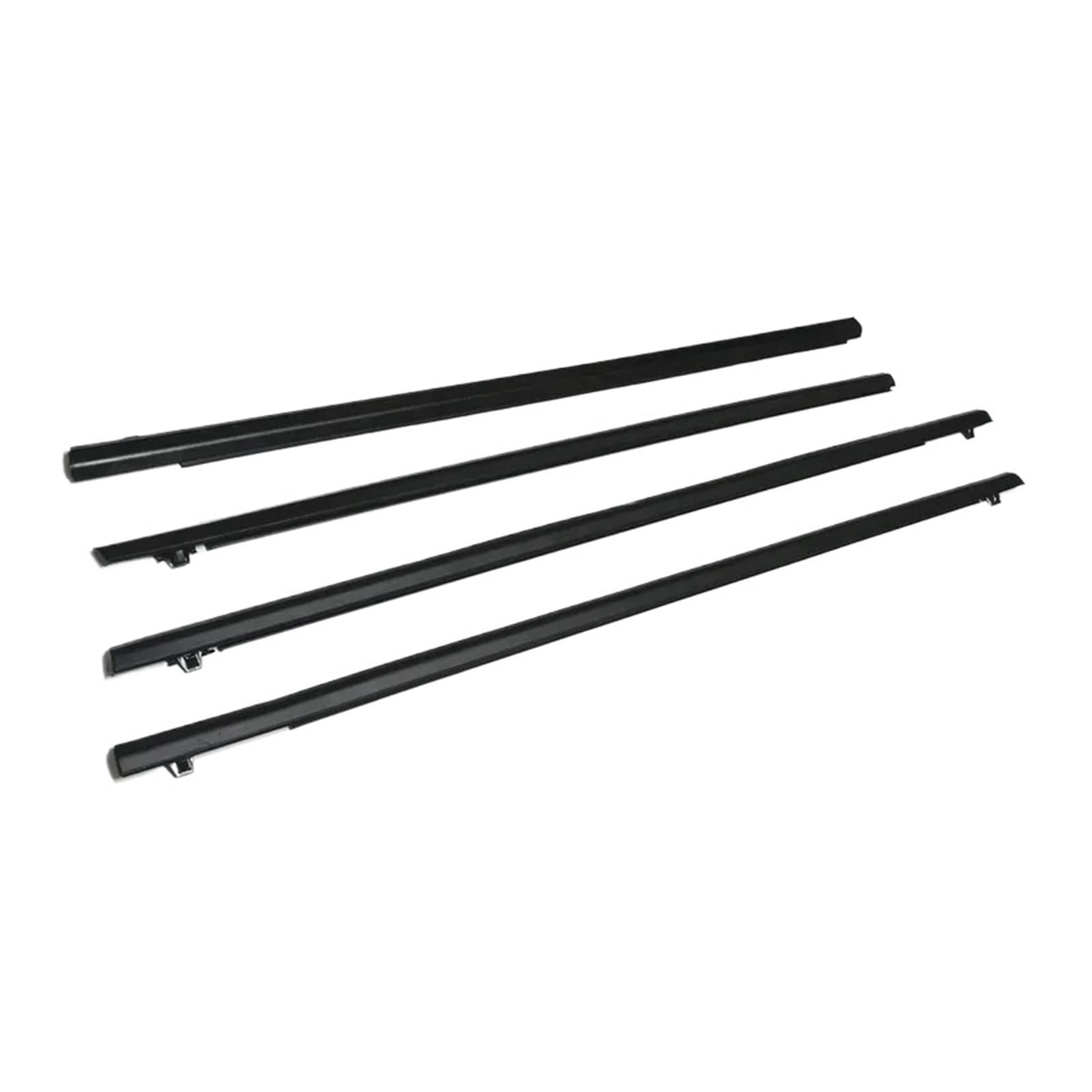 Uussup A Set (4Pcs) Rubber Seal Weather Stripping For Civic 2012 2013 2014 2015 Car Weatherstrip Window Moulding Trim Seal Belt