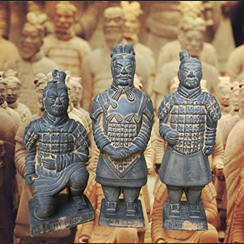 Set de 3 Figuras Guerreros de Terracota miniatura 4