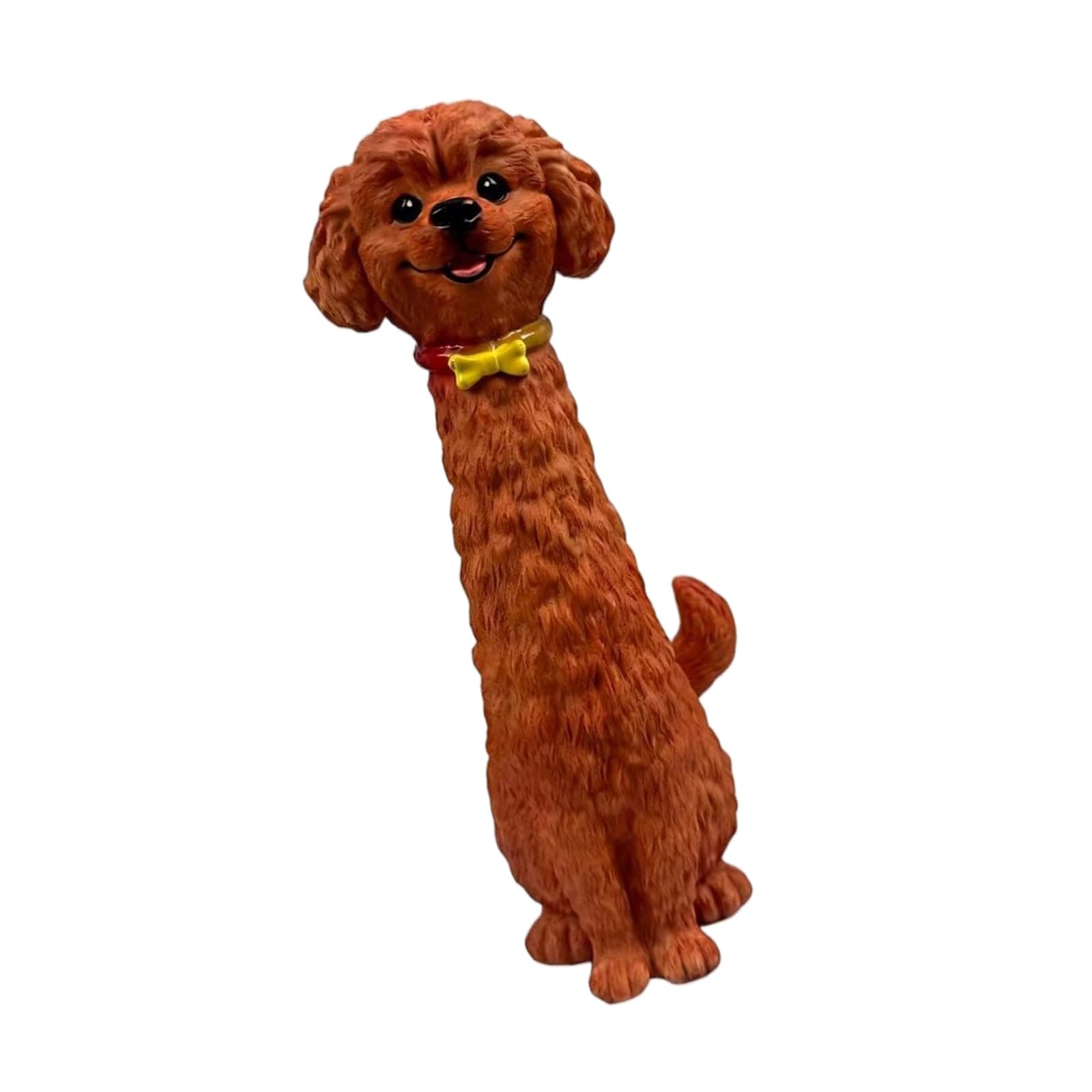 Qusinfc Handcrafted Wacky Dog Vases, Whimsical Dog Flower Vases, Resin Puppy Sculpture Desktop Decorations for Home Offices Decors Puppy Statue
