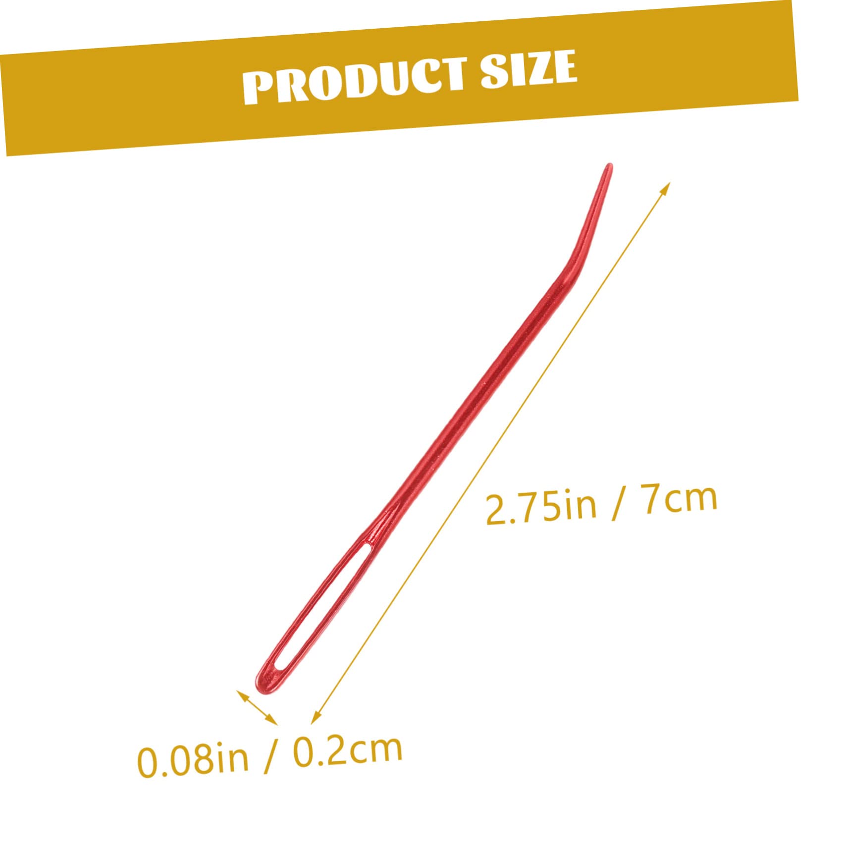 Beatifufu 8pcs Looper Yarn Tool Large Eye Needles for Knitting Crochet Multi-Function Darning Needles Set