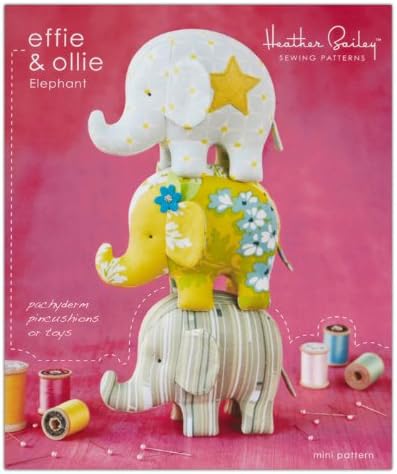 Heather Bailey Effie & Ollie Elephant Toy Pattern