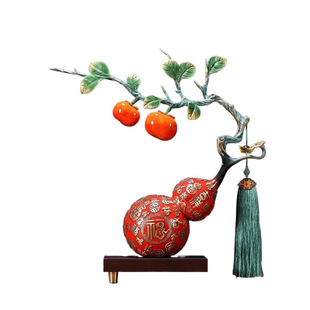 CHICKEN Bronze Living Room Ornaments Gourd Ornament Brass Crafts Home Decorations Suitable for Decoration Ornaments to Attract Wealth