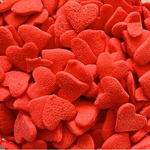 Celebakes by CK Products Jumbo Red Hearts Edible Confetti, 2.4 oz. Cover
