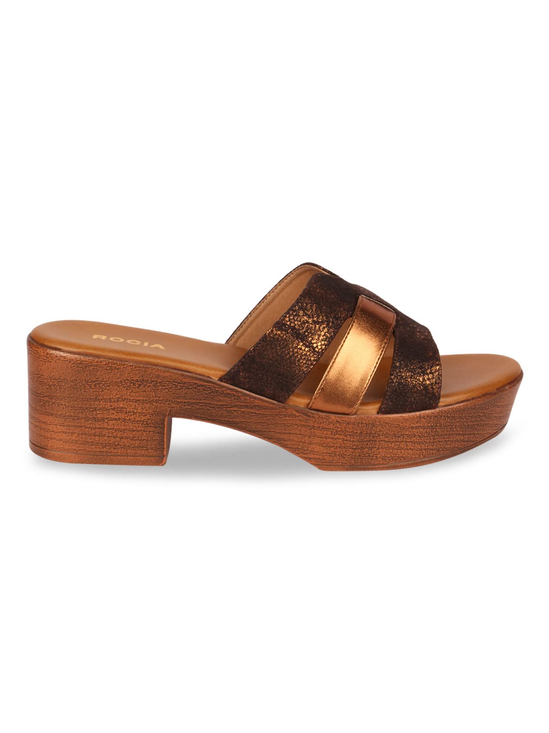 Rocia Bronze Women Snake Print Block Heel (B09XV68T74) Amazon Price History, Amazon Price Tracker
