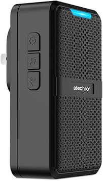 STECHRO Plugin Door Chime Receiver Part,62 Tunes,600Ft, 5 Volume Levels,3 Modes Need to Work with STECHRO Door Sensor, Black
