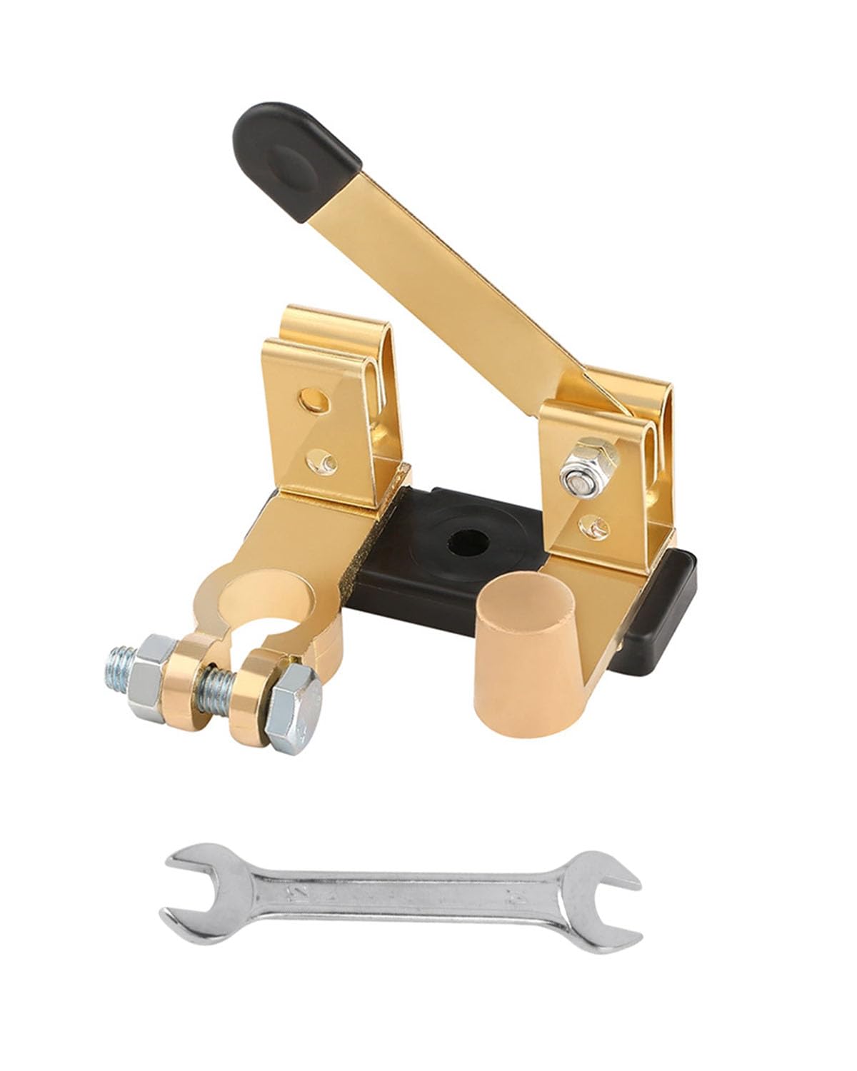 Battery Cut Off Switch, Car Battery Terminal Clamp with Wrench, Quick Disconnect Battery Switch for Vehicle Maintenance, Durable Construction，Easy Operation-image-4