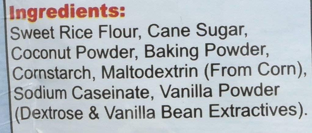 Hawaii's Best Butter Mochi Two Pack (15 oz Each) - Easy to Make Traditional Hawaiian Style Butter Mochi Cake Mix - Gluten Free Dessert Mix - Two Pack Mochi Mix