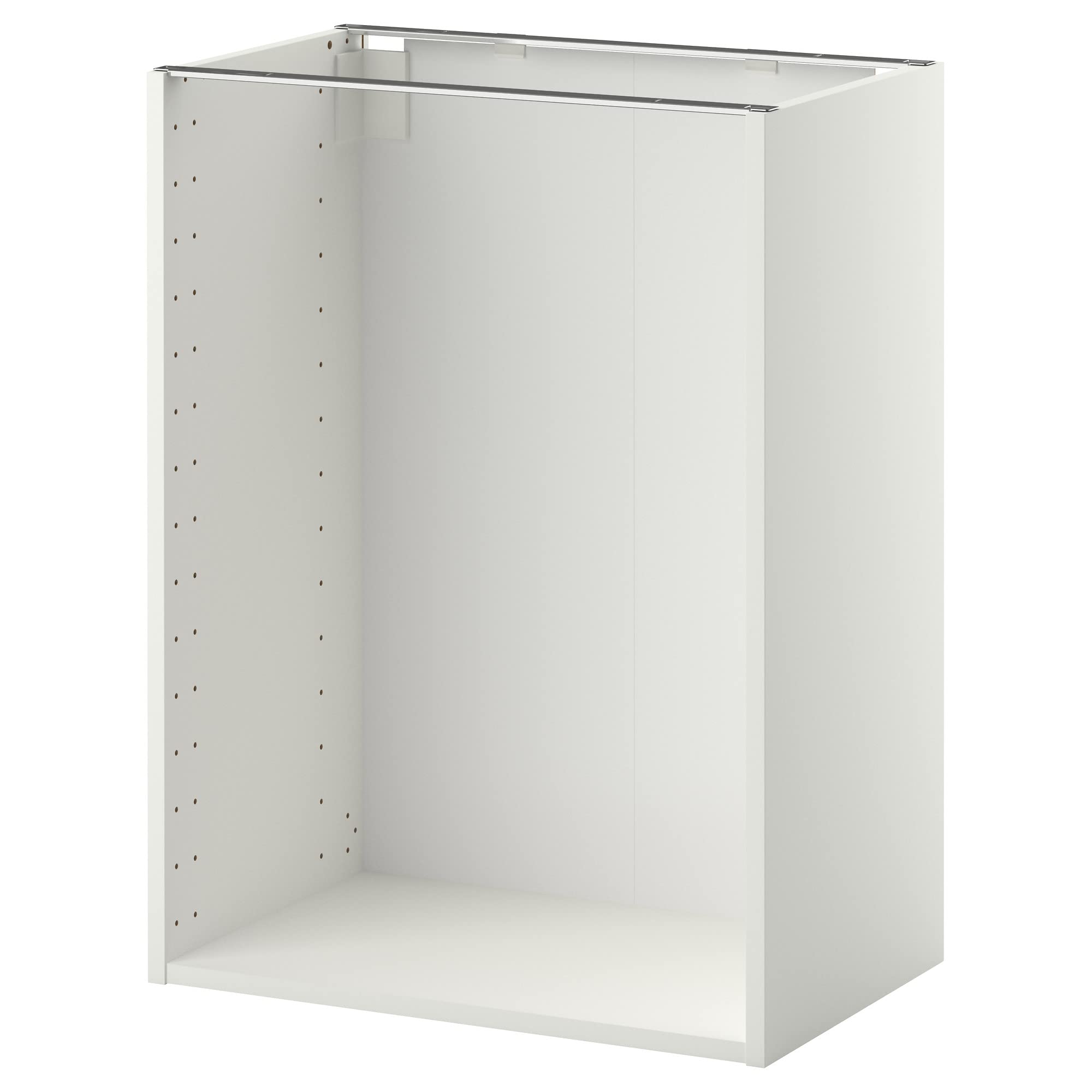 Cadre d'armoire METOD structure blanche robuste de faible profondeur 60x37x80 cm