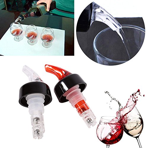DEWIN Schotmaatregel - Maatregelen voor sterke drank Plastic Fles Pourer 50ml Maatdrank Rode Wijn Liquor Dispenser Shot… - Image 5