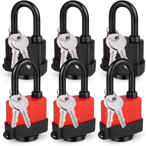 Brass Padlock with Waterproof Plastic Cover(6)